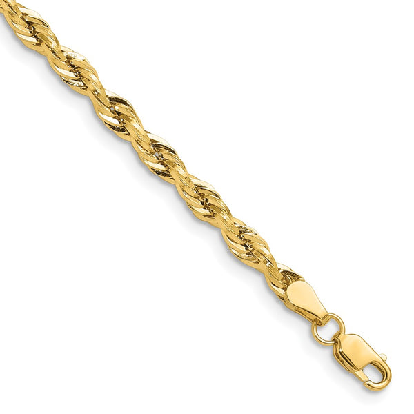 10k 3.5mm Semi-Solid Rope Chain-10BC203-7