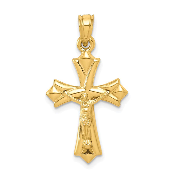 10k Reversible Crucifix /Cross Pendant-10C1340