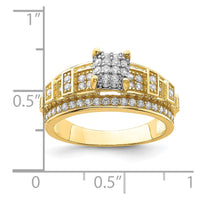 10K CZ Micropave Ring-10C1416