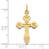 10K Eastern Orthodox Cross Charm-10C66