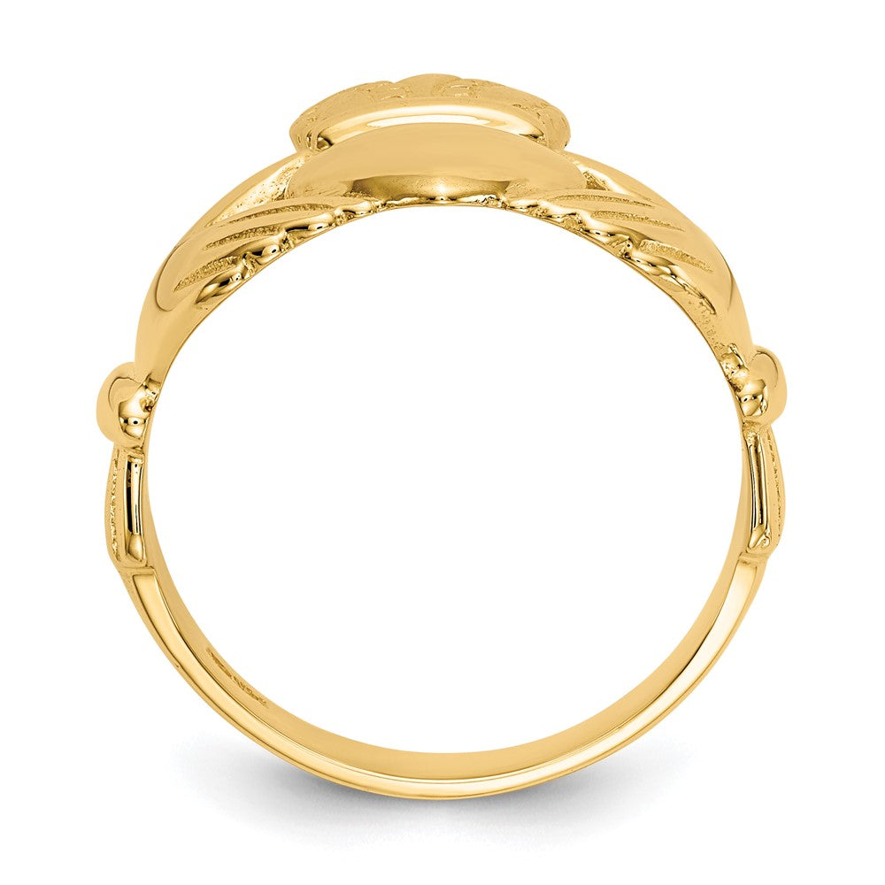 10k Men's Claddagh Ring-10D3113