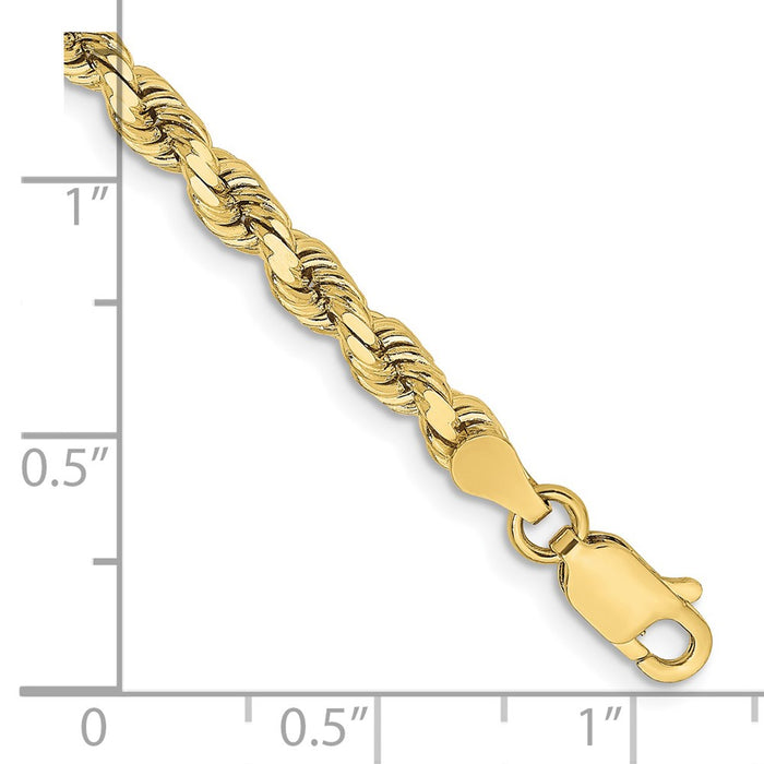 10k 3.75mm Diamond-cut Rope Chain-10K027-8