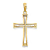 10K Polished and Cut-Out Cross-10K8421