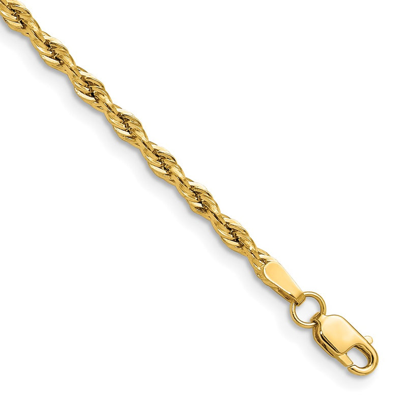 14ky 2.5mm Semi-Solid Rope Chain-BC202-7