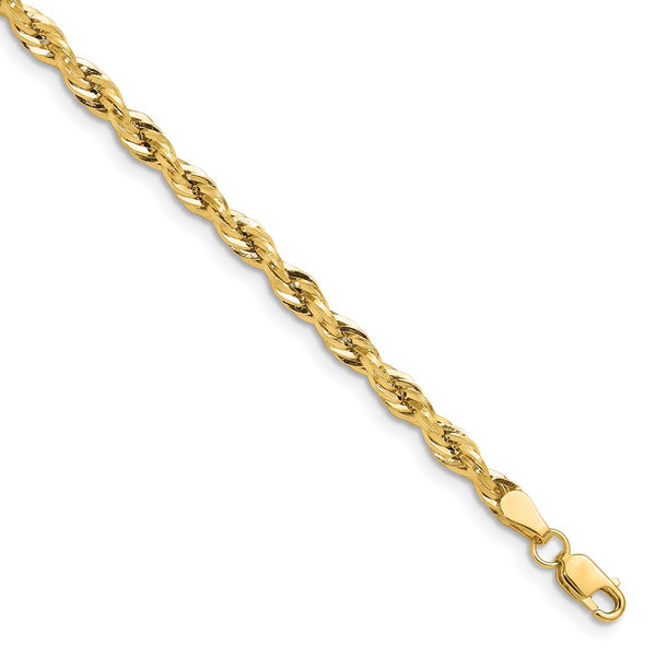 14ky 3.5mm Semi-Solid Rope Chain-BC203-7