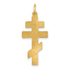 14k Eastern Orthodox Cross Pendant-C1321