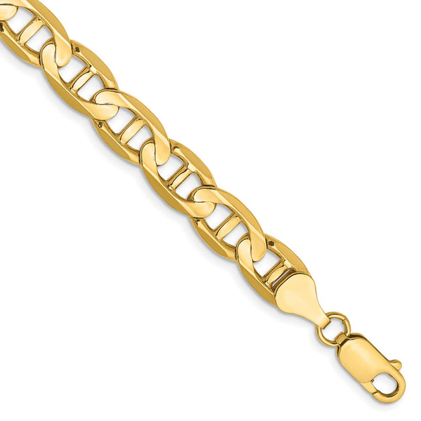 14k 8mm Concave Anchor Chain-CCA200-7