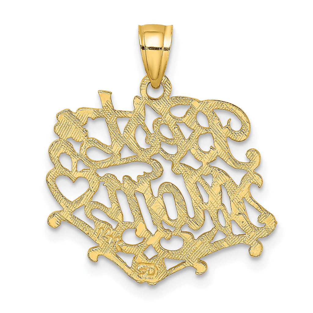 14K BEST MOM Charm-D3949 – Zhaveri Jewelers
