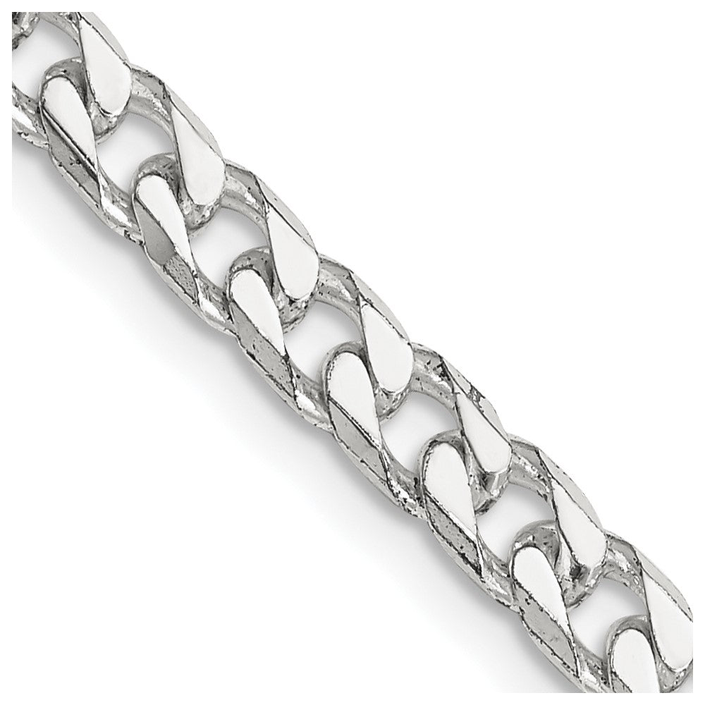 Sterling Silver Polished 5mm Curb Chain – Zhaveri Jewelers