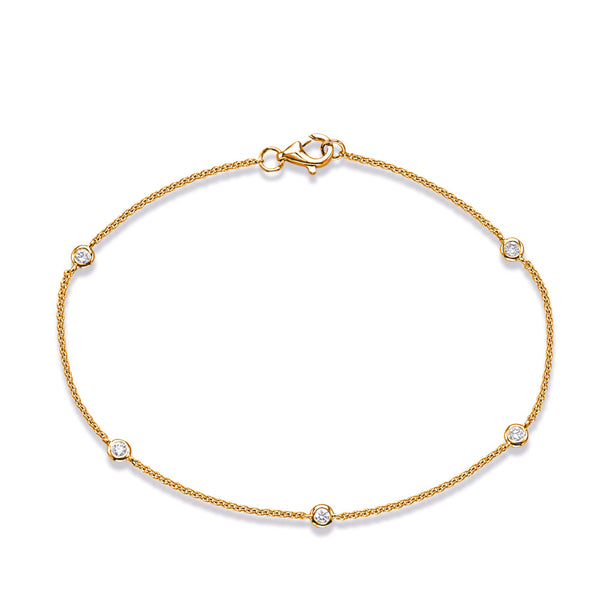 White Gold Diamond Bracelet - B4488YG