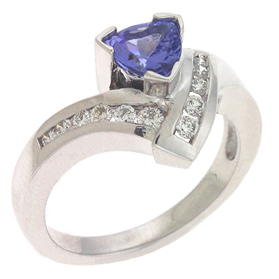 Tanzanite & Diamond Ring - C5496-TWG