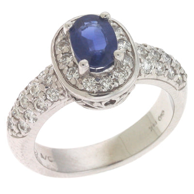 Sapphire & Diamond Ring - C5719-SWG