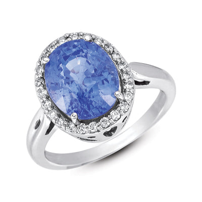 Sapphire & Diamond Ring - C5728-SWG