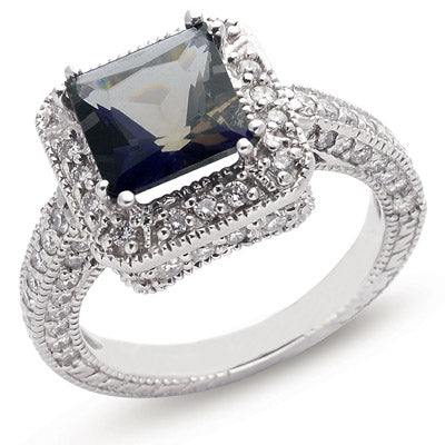 Iolite & Diamond Ring - C5755-IWG