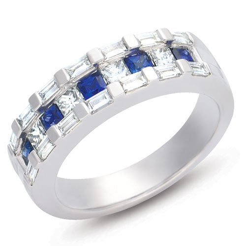 Sapphire & Diamond Ring - C5761-SWG