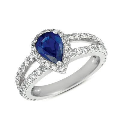 Sapphire & Diamond Ring - C5765-SWG