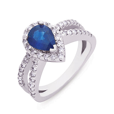 Sapphire & Diamond Ring - C5767-SWG
