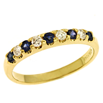 Sapphire & Diamond Ring - C6637-SYG