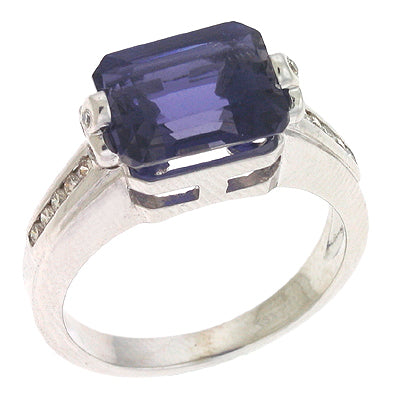 Iolite./diamond Ring - CX5627-IWG