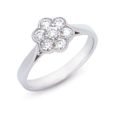 White Gold Diamond Ring - D3968WG