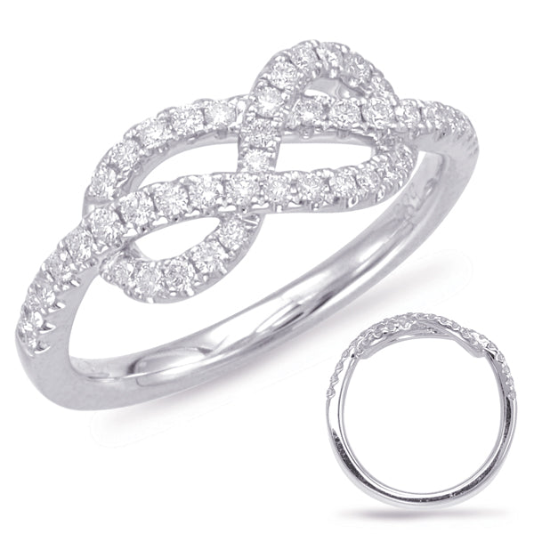 White Gold Diamond Fashion Ring - D4573WG