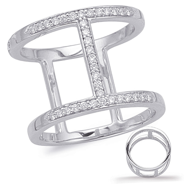 White Gold Diamond Fashion Ring - D4596WG