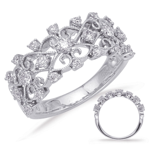 White Gold Diamond Fashion Ring - D4624WG