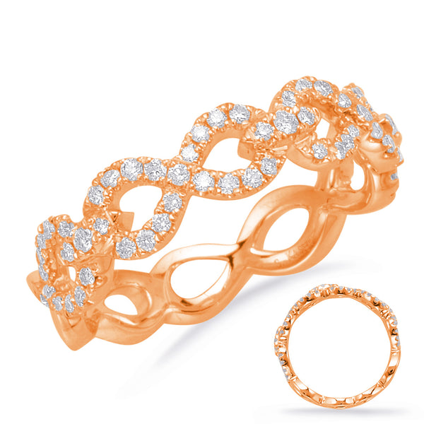 Rose Gold Diamond Fashion Ring - D4656RG