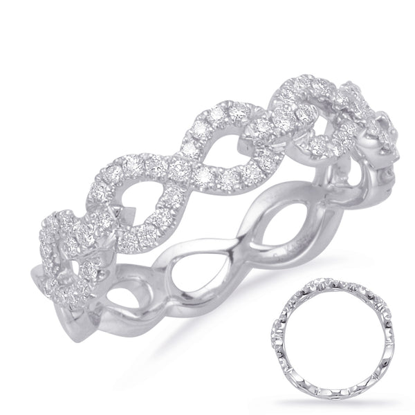 White Gold Diamond Fashion Ring - D4656WG