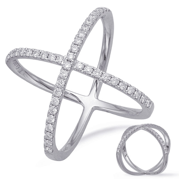 White Gold Diamond Fashion Ring - D4671WG