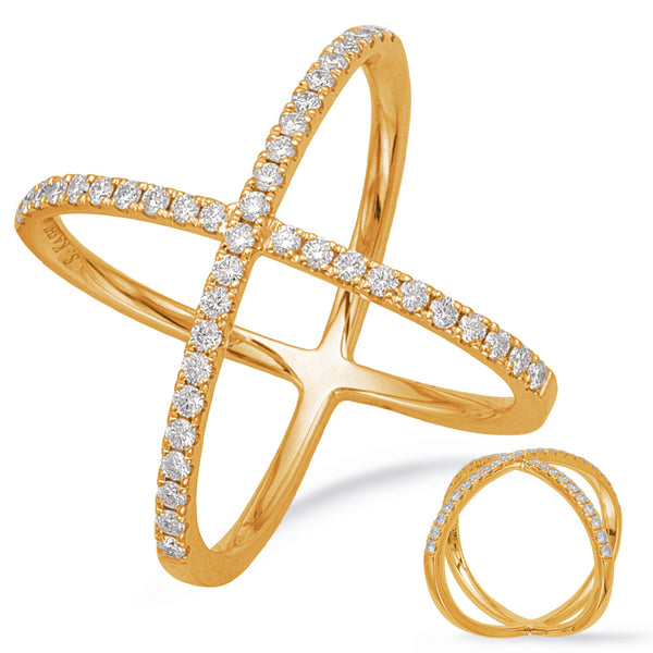 Yellow Gold Diamond Fashion Ring - D4671YG