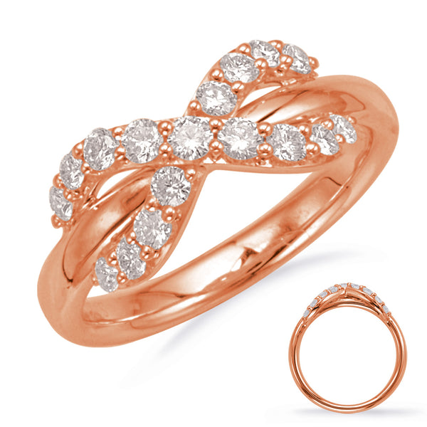 Rose Gold Diamond Fashion Ring - D4672RG