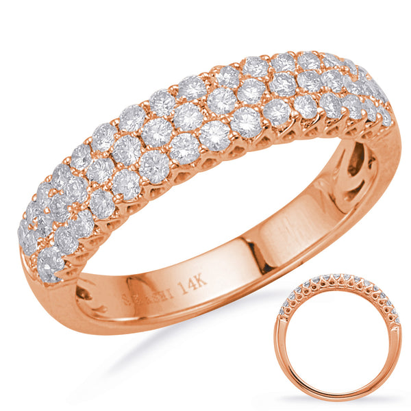 Rose Gold Diamond Fashion Ring - D4698RG