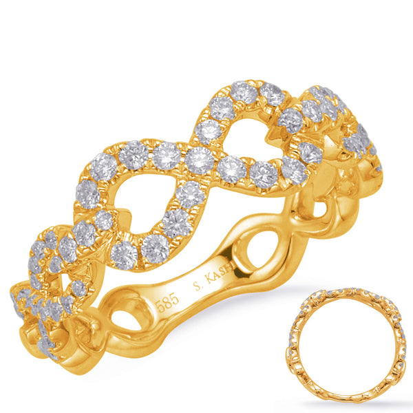 Yellow Gold Diamond Fashion Ring - D4702YG