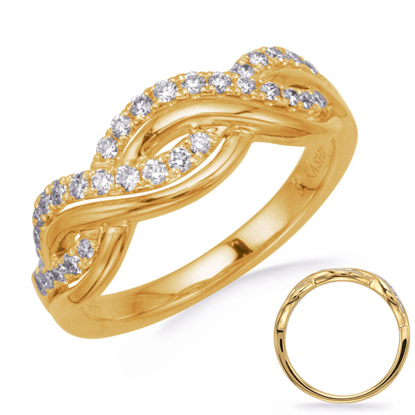 Yellow Gold Diamond Fashion Ring - D4708YG