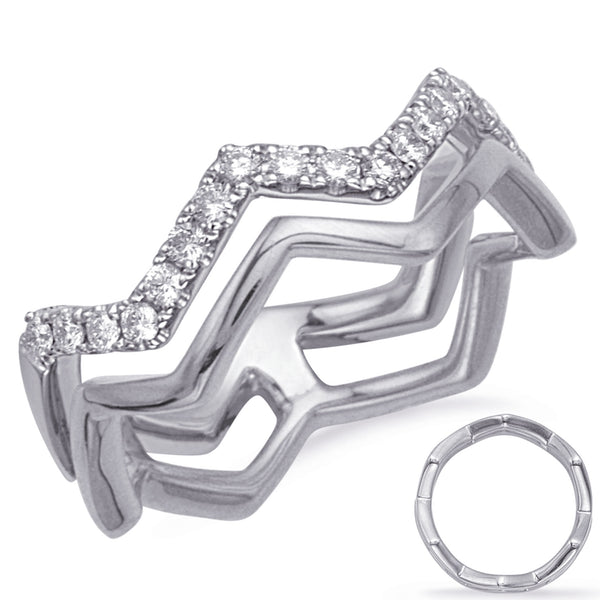 White Gold Diamond Fashion Ring - D4725WG