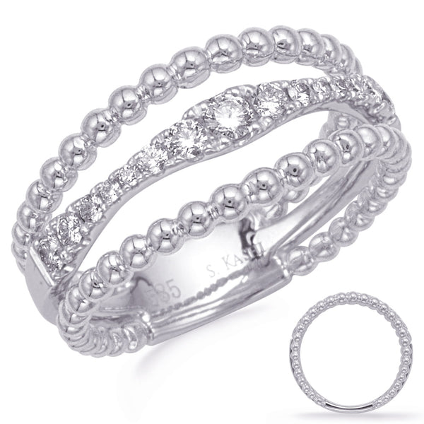 White Gold Diamond Fashion Ring - D4739WG