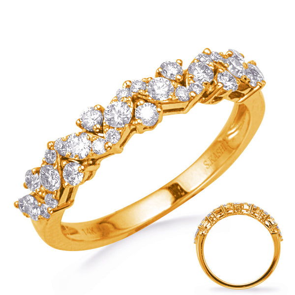 Yellow Gold Diamond Fashion Ring - D4747YG