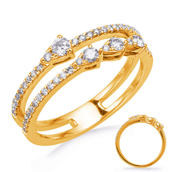 Yellow Gold Diamond Fashion Ring - D4752YG