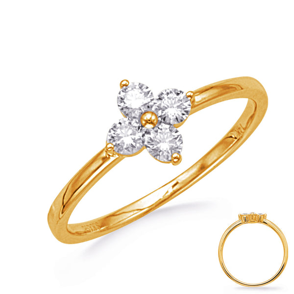 Yellow Gold Diamond Ring - D4834YG
