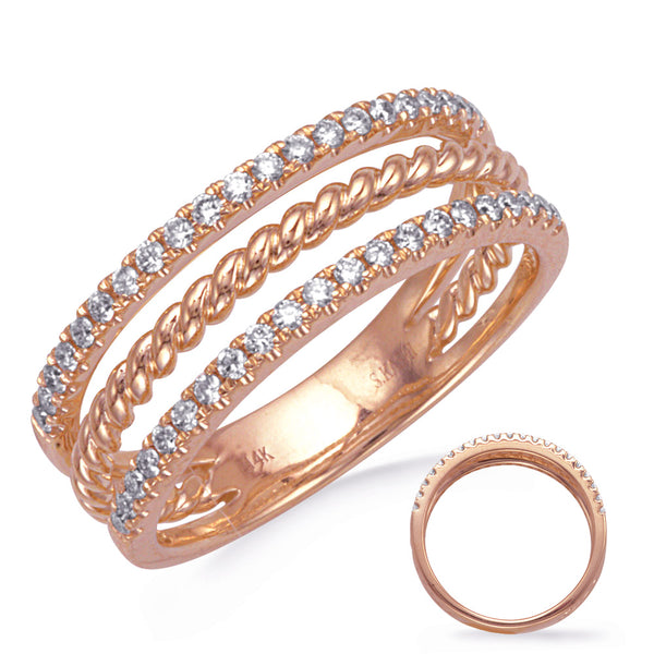 Rose Gold Diamond Ring - D4838RG