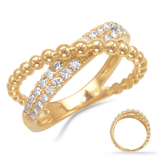 Yellow Gold Diamond Ring - D4869YG