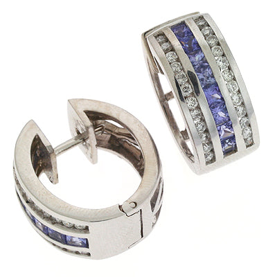 Tanzanite & Diamond Earring - E1279-TWG
