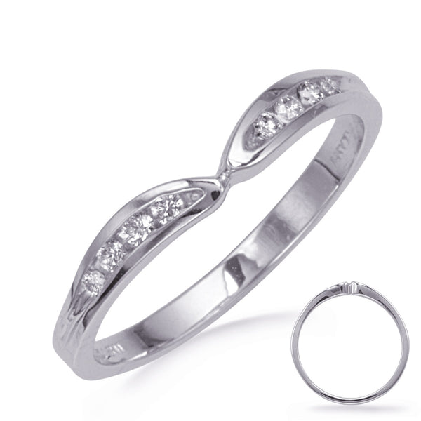 White Gold Matching Band - EN0152-BWG