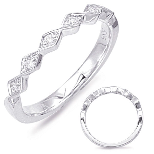 White Gold Matching Band - EN7835-BWG