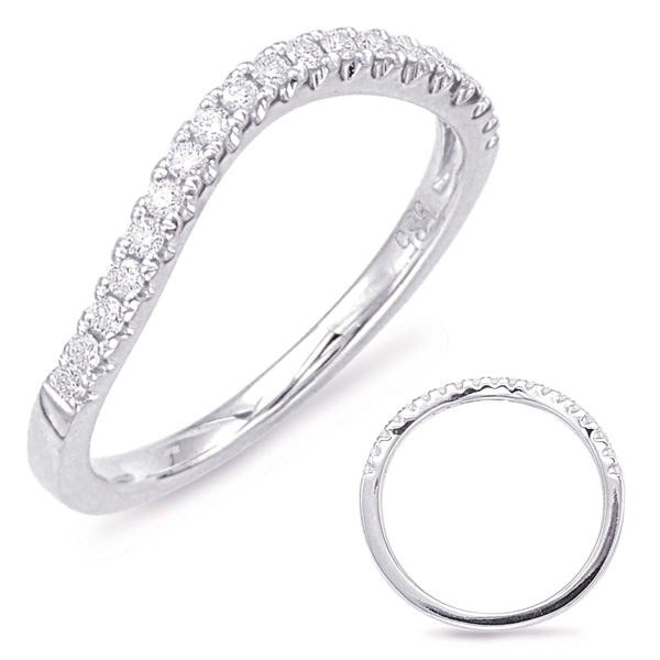 White Gold Matching Band - EN7839-BWG