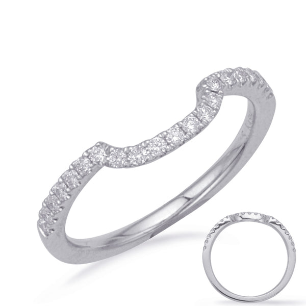 White Gold Matching Band - EN7854-BWG