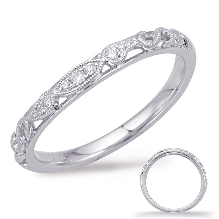 White Gold Matching Band - EN7872-BWG