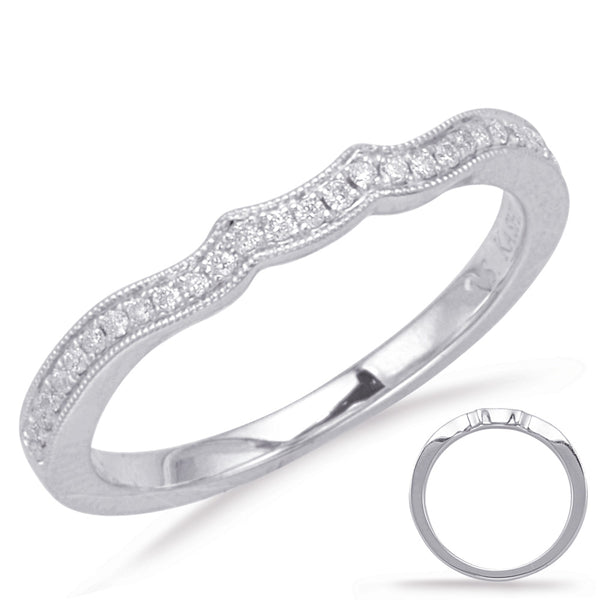 White Gold Matching Band - EN7955-BWG