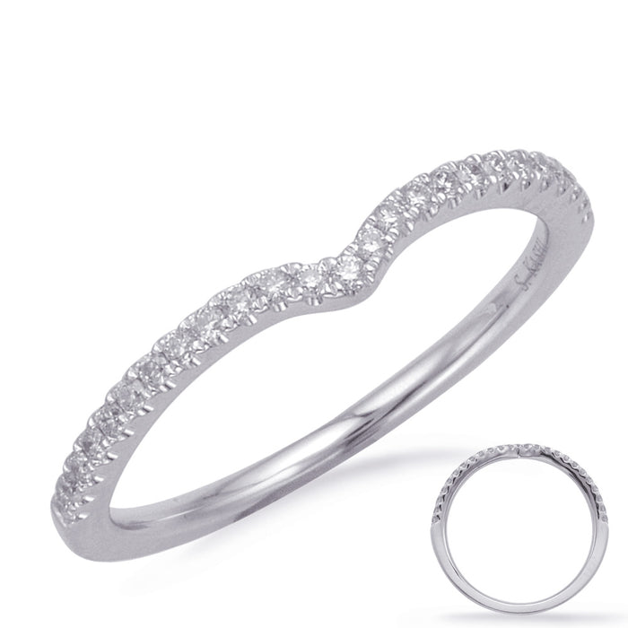 White Gold Matching Band - EN8000-BWG